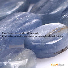Load image into Gallery viewer, GEM-insid Blue Kyanite Gemstone Loose Beads Natural Energy Power Beads for Jewelry Making 7X9mm Oval 15"
