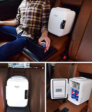 Load image into Gallery viewer, Cooluli Skincare Mini Fridge for Bedroom - Car, Office Desk &amp; Dorm Room - Portable 4L/6 Can Electric Plug In Cooler &amp; Warmer for Food, Drinks, Beauty &amp; Makeup - 12v AC/DC &amp; Exclusive USB Option, Pink
