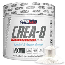 Load image into Gallery viewer, EHPlabs CREA-8 Creatine Monohydrate Powder - Creatine Powder for Building Lean Muscle Mass, Improves Strength &amp; Power, Supports Brain Health - 100 Servings (500g)
