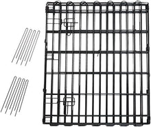 Load image into Gallery viewer, AmazonBasics Foldable Metal Pet Dog Exercise Fence Pen With Gate - 60 x 60 x 30 Inches
