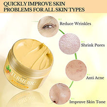 Load image into Gallery viewer, Turmeric Vitamin C Clay Mask,ATIDIE Turmeric Facial Mask with Turmeric Mud,Vitamin C for Dark Spots, Turmeric Facial Mask Skin Care Mask , Improve Dull And Dry Skin
