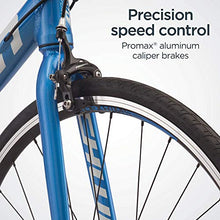 Load image into Gallery viewer, Schwinn Fastback AL Claris Adult Performance Road Bike, Beginner to Intermediate Bicycle Riders, 700c Wheels, 16-Speed Drivetrain, Medium/Large Aluminum Frame, Blue
