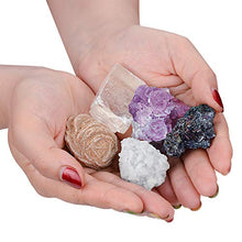 Load image into Gallery viewer, CXD-GEM Mineral Rock Crystals Gift Box Gemstone Healing Energy Stone Collection - Irregular Shape Stone Specimen(Set B)
