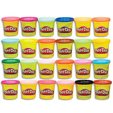 Load image into Gallery viewer, Play-Doh Modeling Compound 24-Pack Case of Colors, Non-Toxic, Multi-Color, 3-Ounce Cans, Ages 2 and up, Multicolor (Amazon Exclusive)
