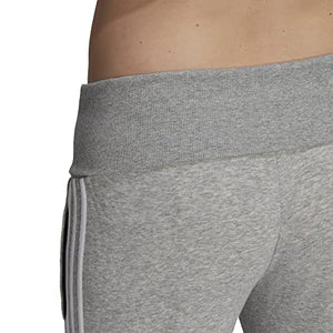 adidas Women's Essentials Cotton 3-Stripes Joggers (Maternity), Medium Grey Heather/White, X-Small