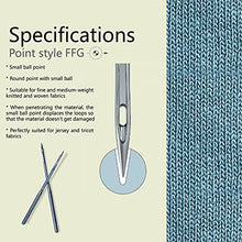 Load image into Gallery viewer, Groz-Beckert 80 PCS GROZ-BECKERT DBXK5 Needle FFGBall Point 20 PCS of Each Size (7010) (7511) (8012) (9014) Embroidery Sewing Machine Needles Compatible with Tajima Barudan SWF Feiyue Feiya
