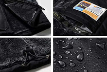 Load image into Gallery viewer, Men&#39;s Waterproof Ski Jacket Fleece Windproof Mountain Winter Snow Jacket Army Cotton Warm Outdoor Sport Rain Coat with Hooded BLACK GRAY
