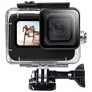 FitStill 60M Waterproof Case for GoPro Hero 10 Black/Hero 9 Black, Protective Underwater Dive Housing Shell with Bracket Accessories for Go Pro Hero10 Hero9 Action Camera
