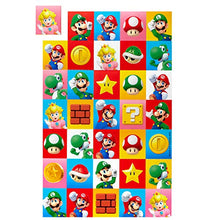 Load image into Gallery viewer, Hallmark Valentines Day Cards for Kids and Mailbox for Classroom Exchange, Super Mario Bros (1 Box, 32 Valentine Cards, 35 Stickers, 1 Teacher Card)
