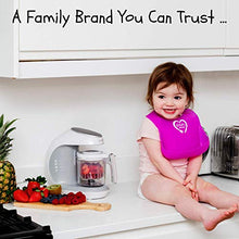 Load image into Gallery viewer, Baby Food Maker | Baby Food Processor Blender Grinder Steamer | Cooks &amp; Blends Healthy Homemade Baby Food in Minutes | Self Cleans | Touch Screen Control | 6 Reusable Food Pouches
