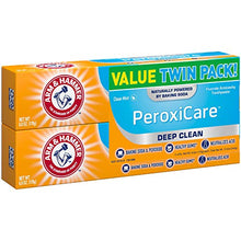 Load image into Gallery viewer, ARM &amp; HAMMER Peroxicare Toothpaste, TWIN PACK (Contains Two 6oz Tubes) – Clean Mint- Fluoride Toothpaste
