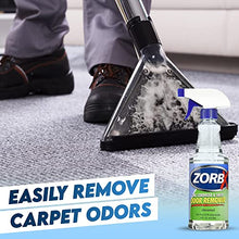 Load image into Gallery viewer, ZORBX Odor Eliminator Mega Bundle | Odor Remover (128 Oz), Spray Bottle (16 Oz), Value Pack (Pack of 3) and Pet Urine Odor &amp; Stain Remover (24 Oz).
