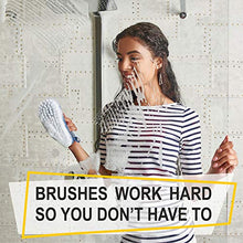 Load image into Gallery viewer, Scrub Brush Set of 3pcs - Cleaning Shower Scrubber with Ergonomic Handle and Durable Bristles - Grout Cleaner Brush - Scrub Brushes for Cleaning Bathroom/Shower/Tile/Kitchen/Floor/Bathtub/Carpet Blue
