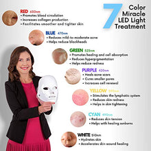 Load image into Gallery viewer, Darnlight LED Light Therapy Mask - 7 Color LED Face Mask Light Therapy Facial Treatment - Blue &amp; Red Light Therapy Mask for Acne Fine Lines Wrinkles &amp; Rosacea
