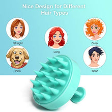 Load image into Gallery viewer, Hair Shampoo Brush, Heeta Scalp Care Brush with Soft Silicone Head Massager for Women, Men, Pets (Green)
