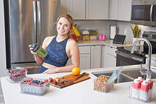 Load image into Gallery viewer, iDesign Crisp BPA-Free Plastic Produce Storage Bin - 8.32" x 6.32" x 3.76", Clear/Gray
