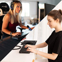 Load image into Gallery viewer, KLIM Chroma Rechargeable Wireless Gaming Keyboard + Slim, Durable, Ergonomic, Quiet, Waterproof, Silent Keys + Backlit Wireless Keyboard for PC PS4 Xbox One Mac + Teclado Gamer + New 2022 Version
