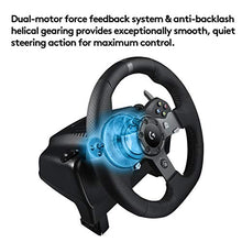 Load image into Gallery viewer, Logitech G920 Dual-Motor Feedback Driving Force Racing Wheel with Responsive Pedals for Xbox One - Black
