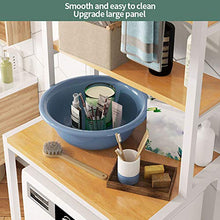 Load image into Gallery viewer, UDEAR 3 Shelf Bathroom Space Saver,Over The Toliet,The Clamshell Washing Machine Rack,Bathroom Corner Stand Storage Organizer Accessories,Bathroom Tower Shelf,Space Saver，Black
