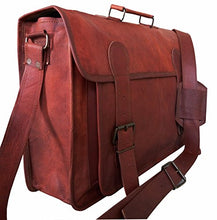 Load image into Gallery viewer, Vintage Couture 18 Inch Genuine Business Leather Laptop Messenger Bag
