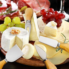 Load image into Gallery viewer, YXChome 4 Cheese Knives Set-Mini Knife, Butter Knife &amp; Fork
