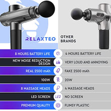 Load image into Gallery viewer, {New 2022} Percussion Muscle Massage Gun 100 W 2500 mAh Handheld Massage Gun Deep Tissue Power Massager for Athletes Training and Muscle Recovery Percussive Impact Massager Gun for Body Neck Back
