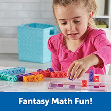 Load image into Gallery viewer, Learning Resources MathLink Cubes Kindergarten Math Activity Set: Fantasticals! 115 Pieces, Easter Toys for kids, Ages 5+ Kindergarten STEM Activities, Math Activity Set and Games for Kids, Mathlink Cubes Activity Set
