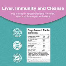 Load image into Gallery viewer, Liver Cleanse Detox &amp; Repair Formula - Herbal Liver Support Supplement with Milk Thistle Dandelion Root Organic Turmeric and Artichoke Extract for Liver Health - Silymarin Milk Thistle Detox Capsules

