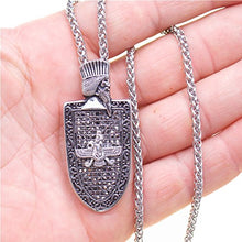 Load image into Gallery viewer, Asoodehdelan Silver Pt Cyrus The Great Farvahar Necklace Chain Iranian Persian Faravahar Gift (18&quot; Chain)
