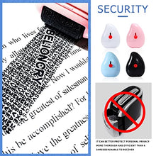 Load image into Gallery viewer, Belioncry Identity Theft Protection Roller Stamp 2.0 Generation with Ceramic Box Opener ID Police Block Address and Protect Your Privacy Information Self-Inking Roller Stamp
