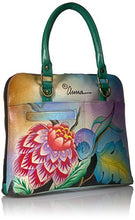 Load image into Gallery viewer, Anna by Anuschka Hand Painted Leather Slim Crossbody Satchel, WMG-Whimsical Garden
