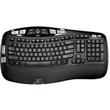 Load image into Gallery viewer, Logitech Wireless Wave Combo Mk550 With Keyboard and Laser Mouse (Renewed)
