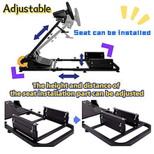 Load image into Gallery viewer, Hottoby Racing Simulator Cockpit Stand All for Fanatec/Thrustmaster/Logitech G25/G29/G920/G923 Support to PC/Xbox One/PC Gaming Simracing

