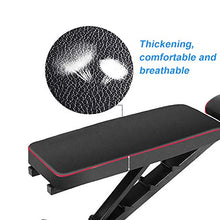 Load image into Gallery viewer, DlandHome Home Gym Adjustable Bench Sit Up Incline Exercise Dumbbell Bench Height Adjustable, Multi-Functional Strength Training Fitness Workout Station, PSBB004
