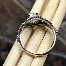 Load image into Gallery viewer, Natural Rainbow Moonstone 925 Solid Sterling Silver Engagement Ring Size 8.75, 9
