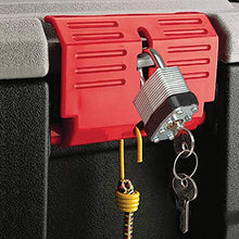 Load image into Gallery viewer, Rubbermaid ActionPacker️ 24 Gal Lockable Storage Bins Pack of 2, Industrial, Rugged Storage Containers with Lids
