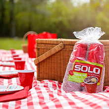 Load image into Gallery viewer, SOLO Cup Company Red Squared Plastic Party, 18 Ounce, 200 Count
