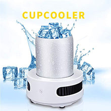Load image into Gallery viewer, Summer For Office/Home/Vehicle Rapid Cooling Cup, Electronic Rapid Cooling and Heating, Mini Cooling Cup, 380 Ml, Aluminum Cooling Cup, Electric Cup Accessories, For Wine/Beer/Cola/Drink/Juice Cooling
