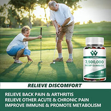 Load image into Gallery viewer, WACHRAY Hemp Gummies for Pain &amp; Anxiety, Natural Support Better Strength Sleep Stress Relax Inflammation Calming, from Organic Hemp Seed Oil Extract Candy Gummy, Low Sugar (3 Packs)
