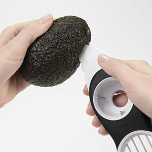 OXO Good Grips 3-in-1 Avocado Slicer, White/Black