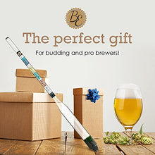 Load image into Gallery viewer, Brewer&#39;s Elite Hydrometer - for Home Brew Beer, Wine, Mead and Kombucha - Deluxe Triple Scale Set, Hardcase and Cloth - Specific Gravity ABV Tester
