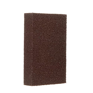 3M Large Area Drywall Sanding Sponge, Fine/Medium, 4.875-in by 2.875-in by 1-in, Black - 9095NA