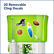 Load image into Gallery viewer, Waterpik Water Flosser for Kids, Countertop Water Flosser for Children and Braces, WP-260, Green
