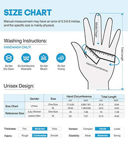 Winter Warm Touchscreen Gloves for Women Men - Triangle Anti-Slip Silicone Gel, Knit Thermal Soft Lining & Elastic Cuff, Driving Motorcycle Cycling Bike Sports Texting Gloves(One-Size, Black)