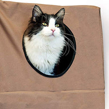 Load image into Gallery viewer, K&amp;H PET PRODUCTS Hangin&#39; Cat Condo Large Tan 23&quot; x 16&quot; x 65&quot; Cat Furniture
