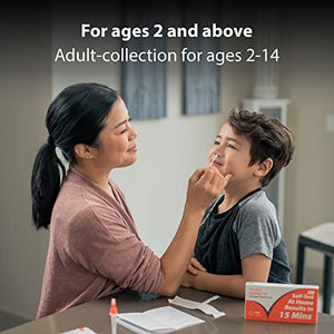 iHealth COVID-19 Antigen Rapid Test, 2 Tests per Pack,FDA EUA Authorized OTC at-Home Self Test, Results in 15 Minutes with Non-invasive Nasal Swab, Easy to Use & No Discomfort