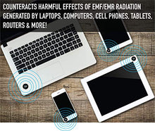 Load image into Gallery viewer, PWR Guard EMF Protection Cell Phone Radiation, Neutralizer Shield, 5G Protection Shield - Anti EMF for All Electronics, Laptops &amp; Tablets. Protect Your Kids and Family with Radiation Blocker - 5 Pack
