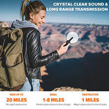 Load image into Gallery viewer, Wishouse Walkie Talkies for Kids-Adults Radios Walkie Talkies Rechargeable Long Range 4 Pack,Family Camping Gear Hiking Accessories with Flashlight,Xmas Birthday Gift Toys for 3-12 Year Old Girls Boys
