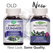 Load image into Gallery viewer, Nature&#39;s Way Sambucus Elderberry Gummies, 60 Gummies (2-Pack)
