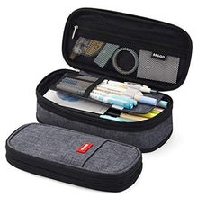 Load image into Gallery viewer, EASTHILL Big Capacity Pencil Pen Case Office College School Large Storage High Capacity Bag Pouch Holder Box Organizer Blue New Arrival(Black)
